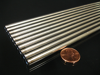 gas tubes with stainless steel small EDM hole drilling